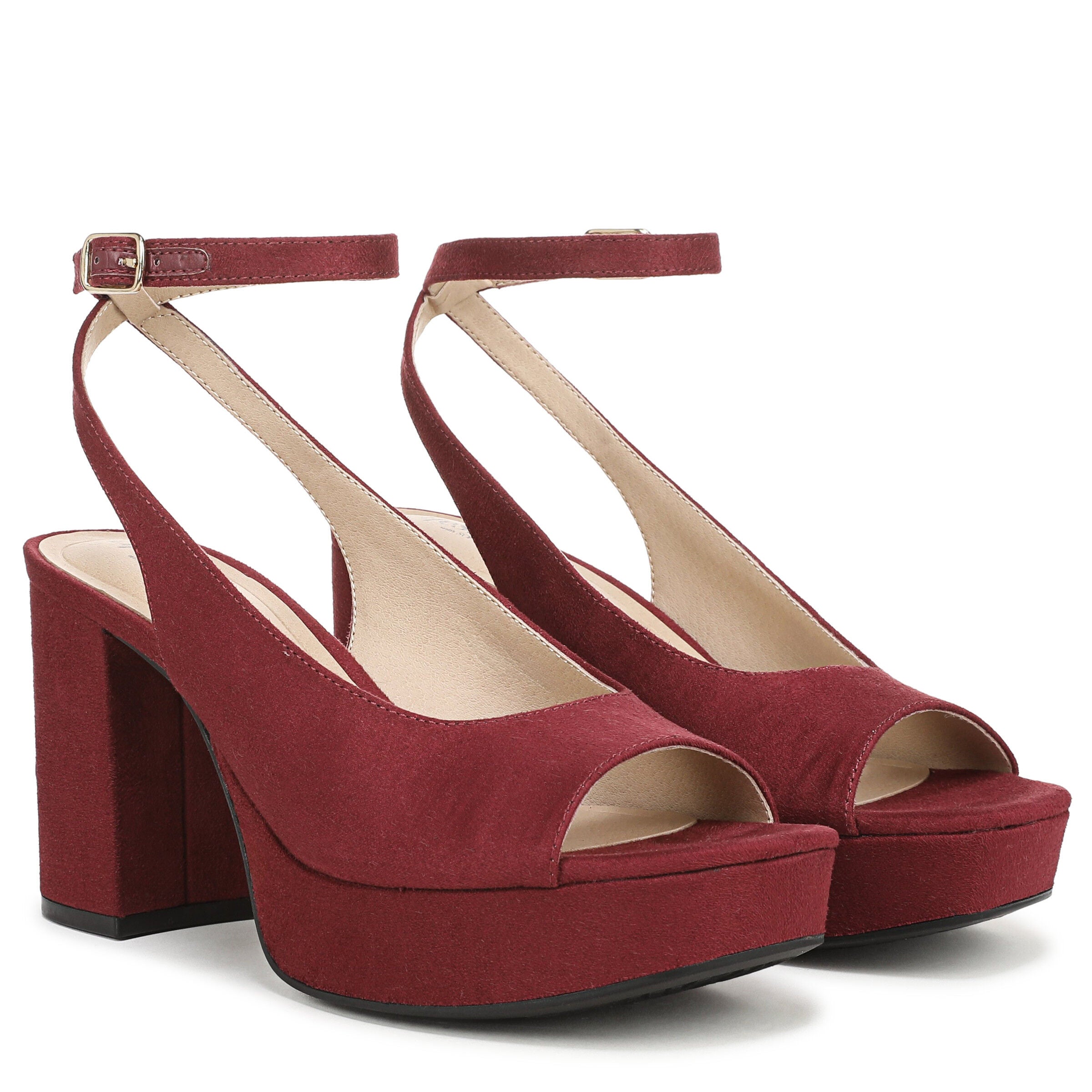 Aliyah Dress Sandal, MERLOT RED, alternate image number 2
