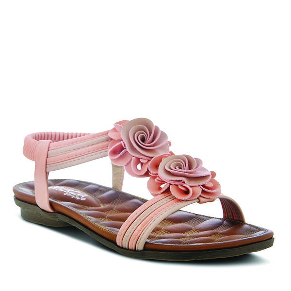 Nectarine T-Strap Sandal, PEACH MULTI, alternate image number 7