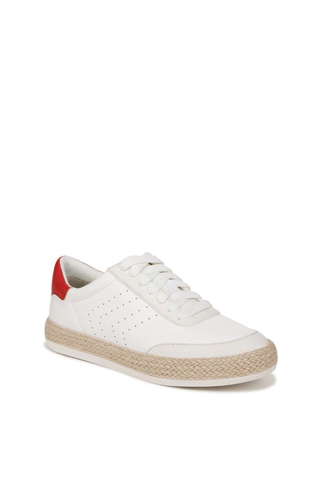 Madison Fun Slip On Sneaker, RED FAUX LEATHER, hi-res image number null