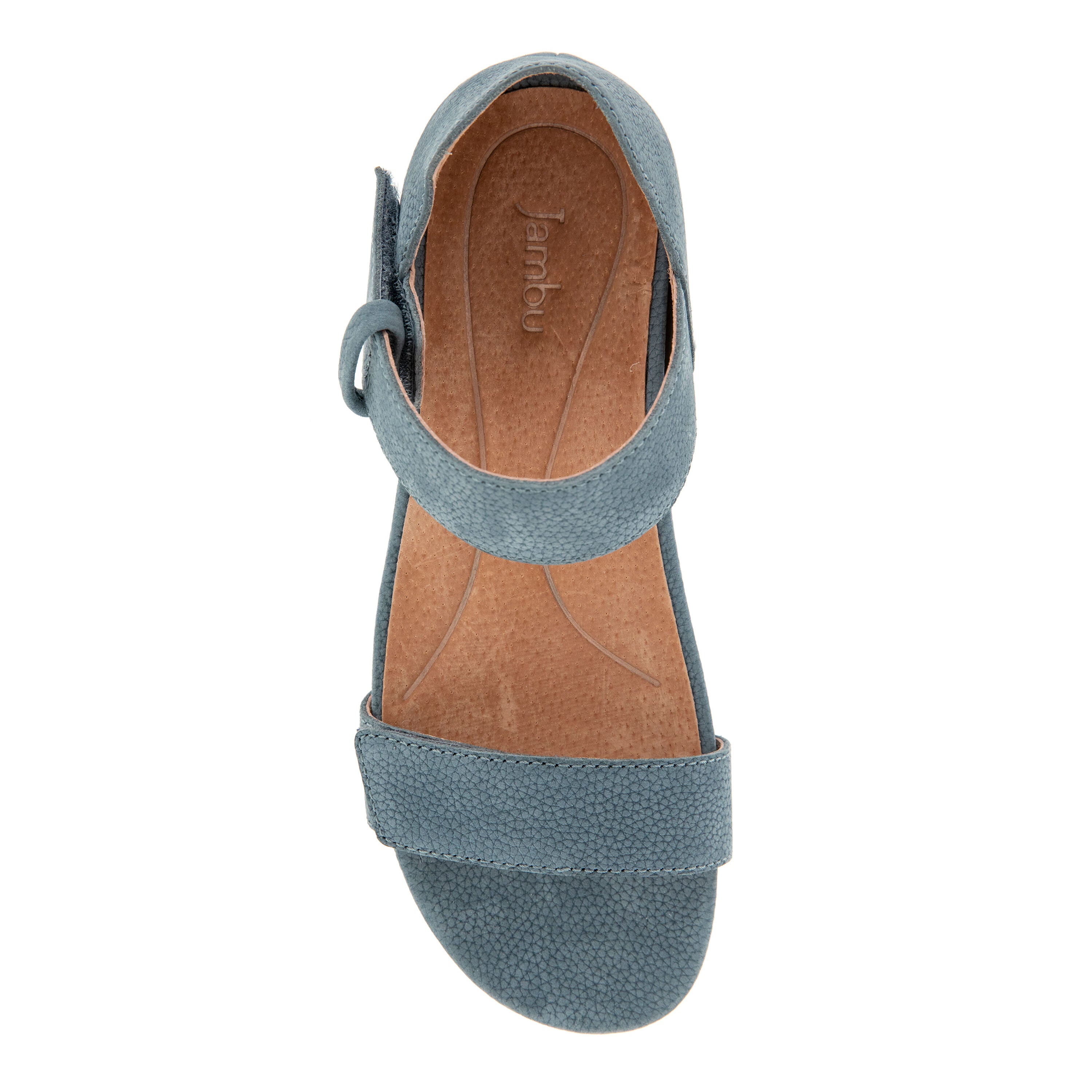 Linda Casual Wedge Sandal, DENIM, alternate image number 4
