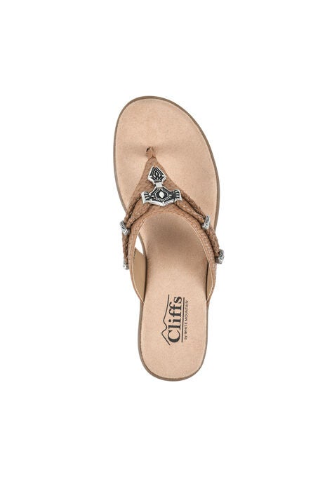 Cliffs Bailee Thong Sandal, , alternate image number null