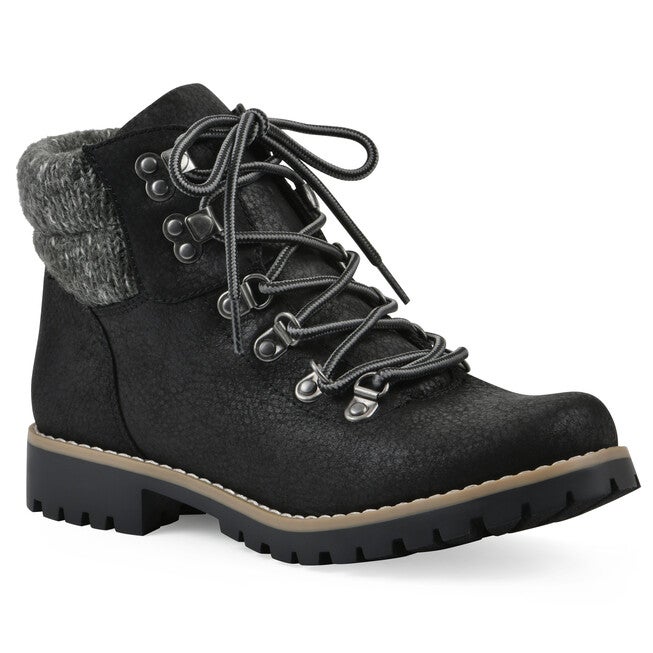 Pathfield Lace-Up Bootie, BLACK FABRIC, hi-res image number 0