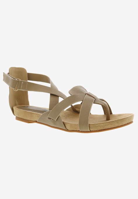 Nobu Sandal, NATURAL PEBBLED, hi-res image number null