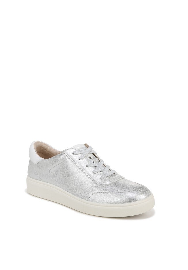 Happy Hour Sneakers, METALLIC SILVER LEATHER, hi-res image number null