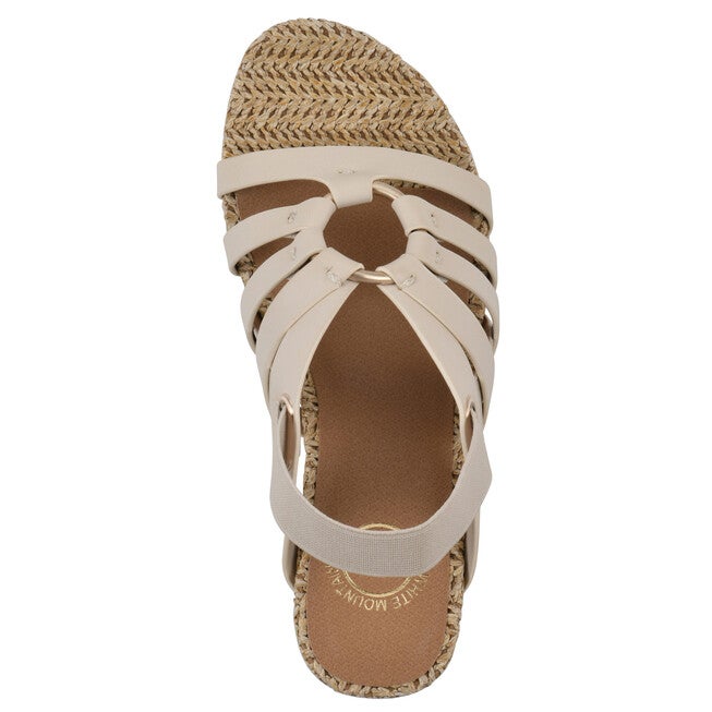 Ataps Wedge Sandal, EGGSHELL SMOOTH, alternate image number 4