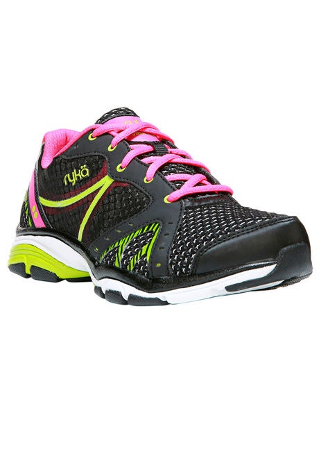 Vida RZX Sneakers by Ryka®, BLACK PINK GREEN, hi-res image number null