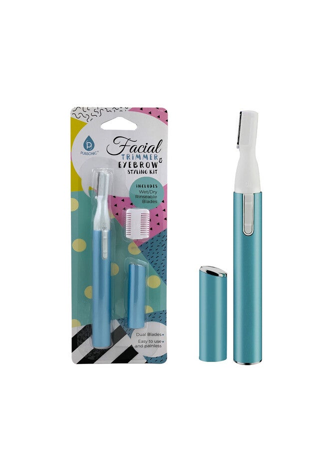 Facial Trimmer And Eyebrow Styling Kit, O, hi-res image number null