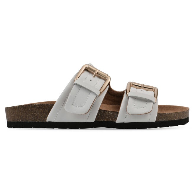 Griffon Footbeds Sandal, WHITE LEATHER, alternate image number null