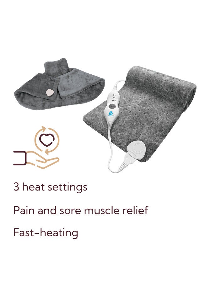 Total Comfort Package: Neck & Shoulder Warmer + Electric Heat Pad, , alternate image number null