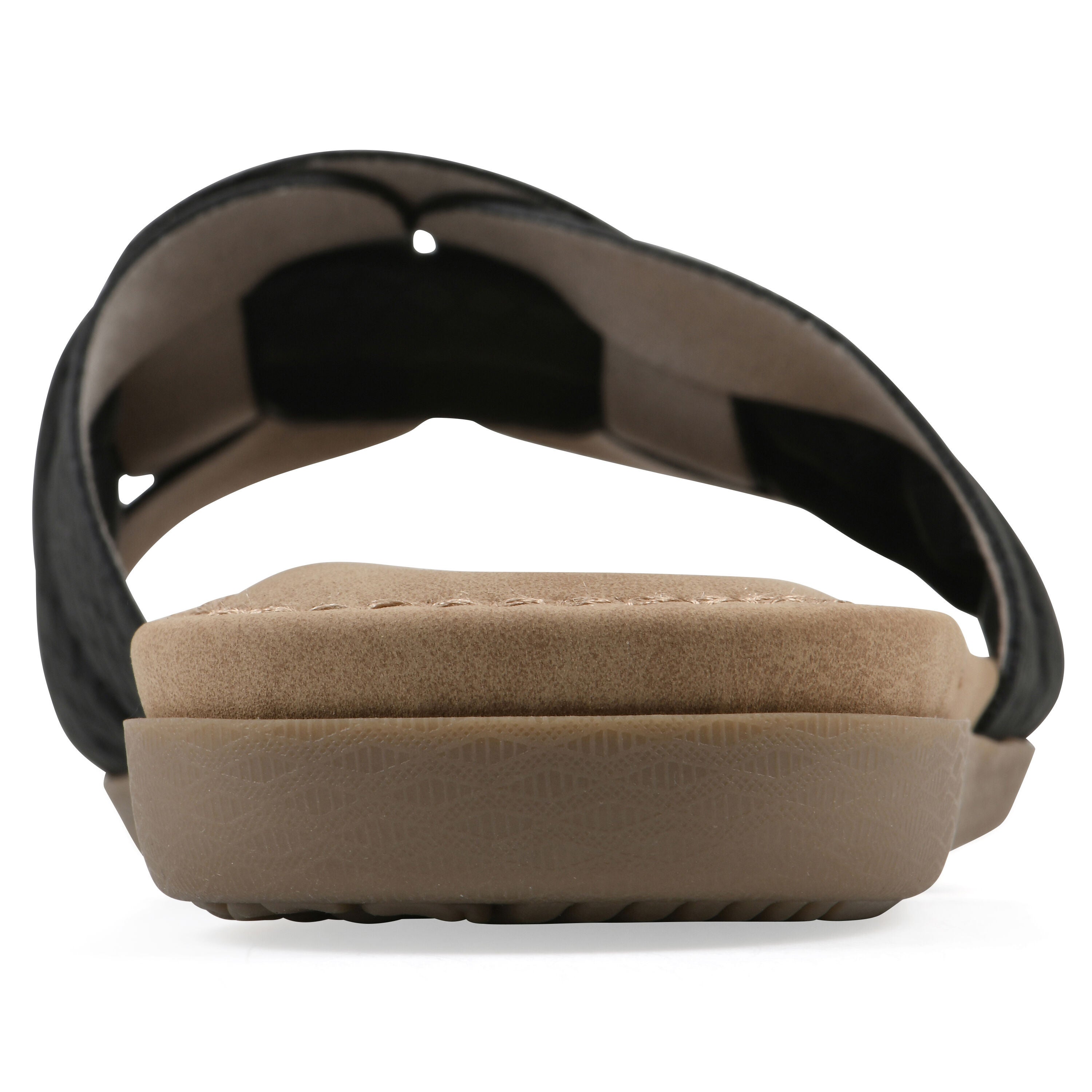 Fraley Slide Sandal, BLACK EMBOSSED, on-hover image number 1