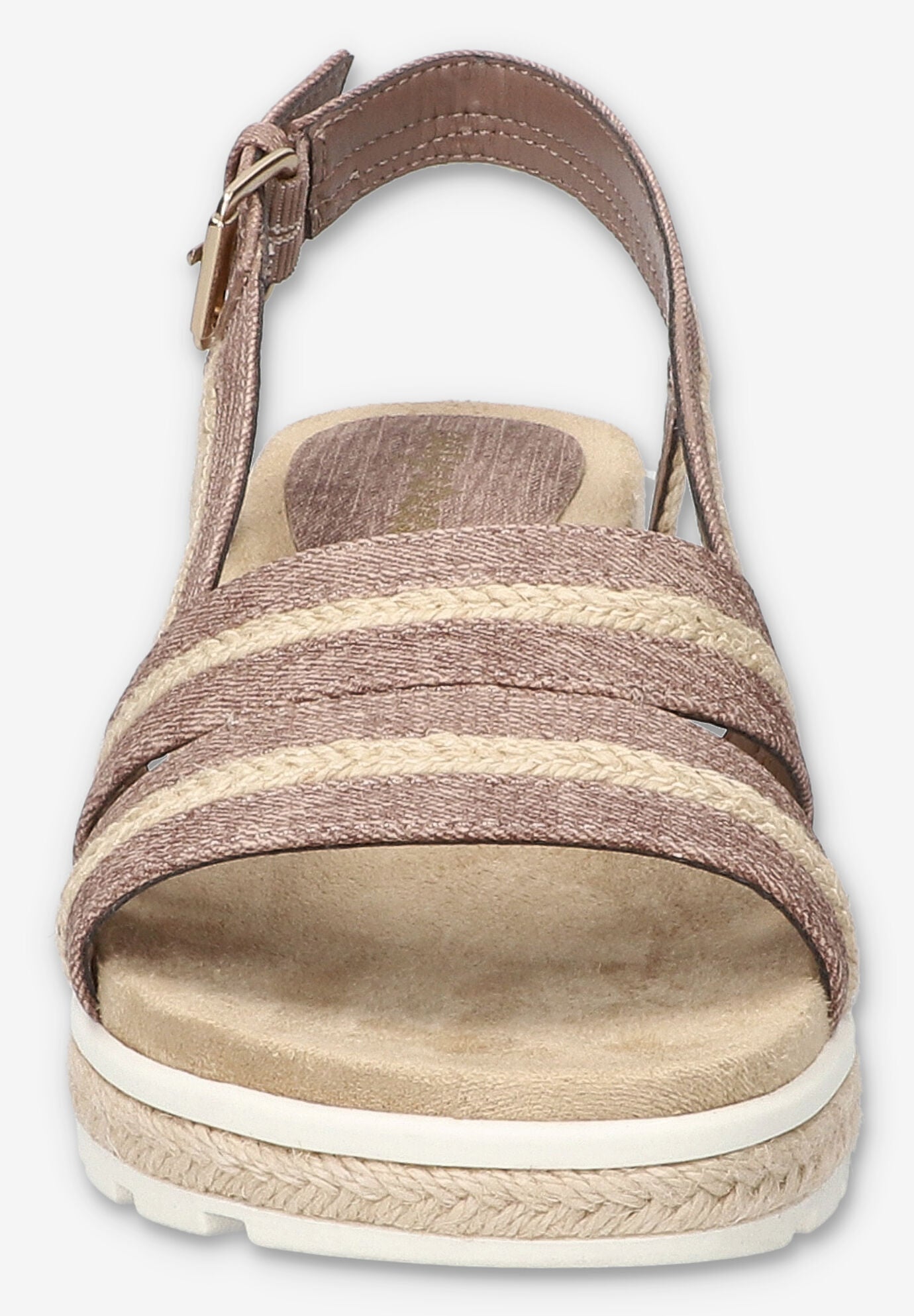 Mel Wedge Sandal, LIGHT BROWN, on-hover image number 1