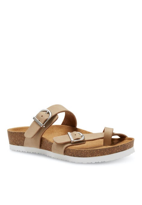Tiogo Strappy Slide Sandal, LIGHT GREY, hi-res image number null