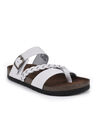 White Mountain Hazy Sandals, WHITE LEATHER, hi-res image number null