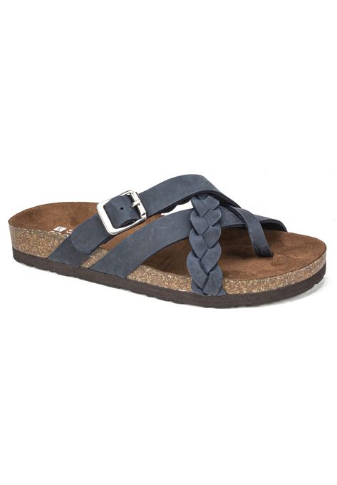 Harrington Leather Sandal , NAVY LEATHER, hi-res image number null