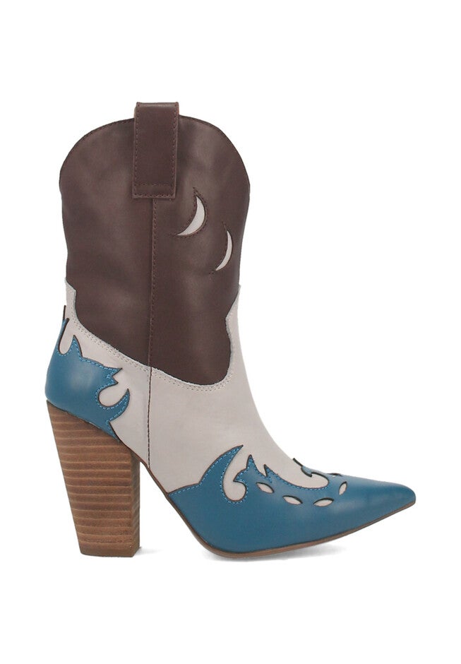 Saucy Mid Calf Western Boot, , alternate image number 2