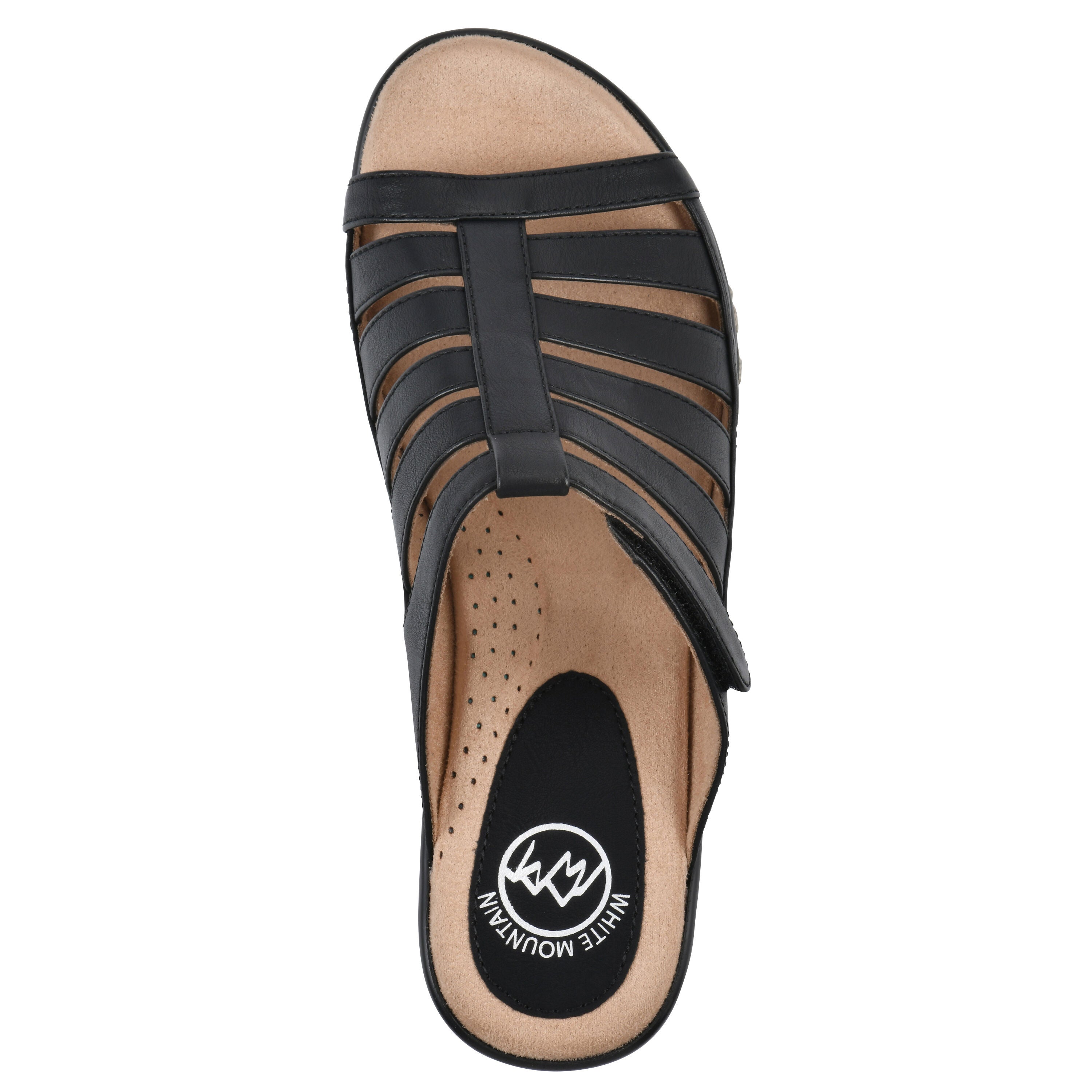 Valencia Slip-On Clog Sandal, BLACK SMOOTH, alternate image number 4