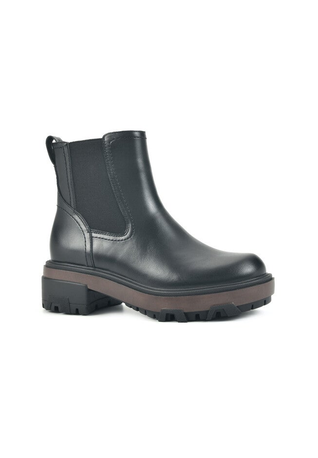 Righteous Chelsea Bootie, BLACK LEATHER, hi-res image number 0