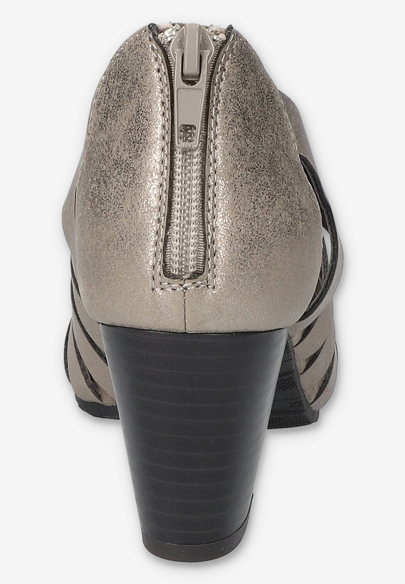 Vanni Block Heel Sandal, PEWTER, alternate image number 3