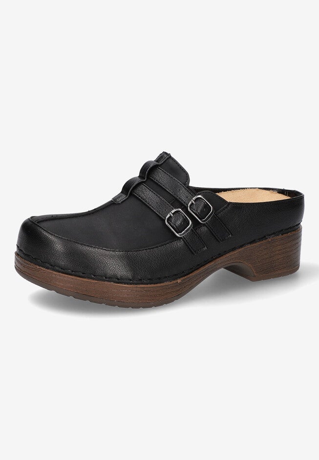 Shirley Casual Flat, BLACK LEATHER, hi-res image number 0