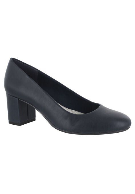 Proper Pumps by Easy Street®, NAVY, hi-res image number null