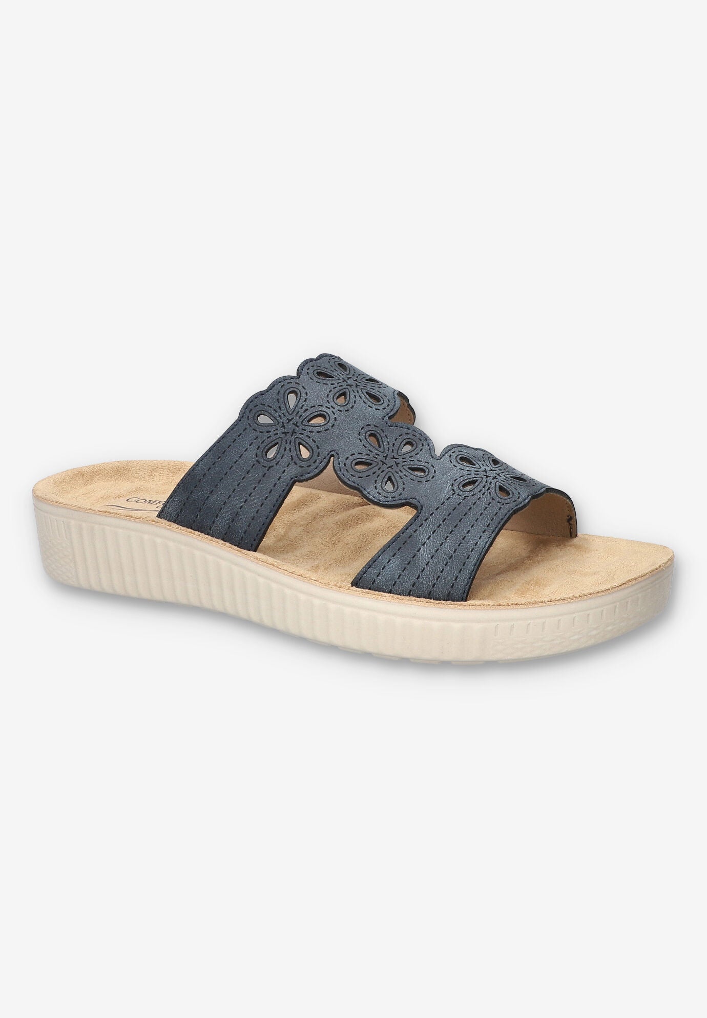 Taj Slide Sandal, NAVY, hi-res image number 0