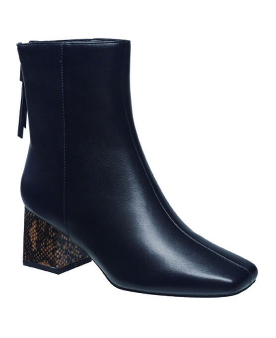 Tess Zip Back Bootie, BLACK, hi-res image number null