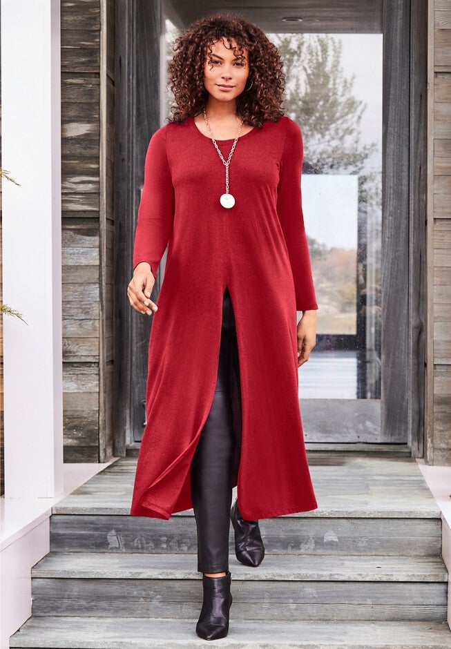 Front Slit Ultra Femme Tunic, , alternate image number 5