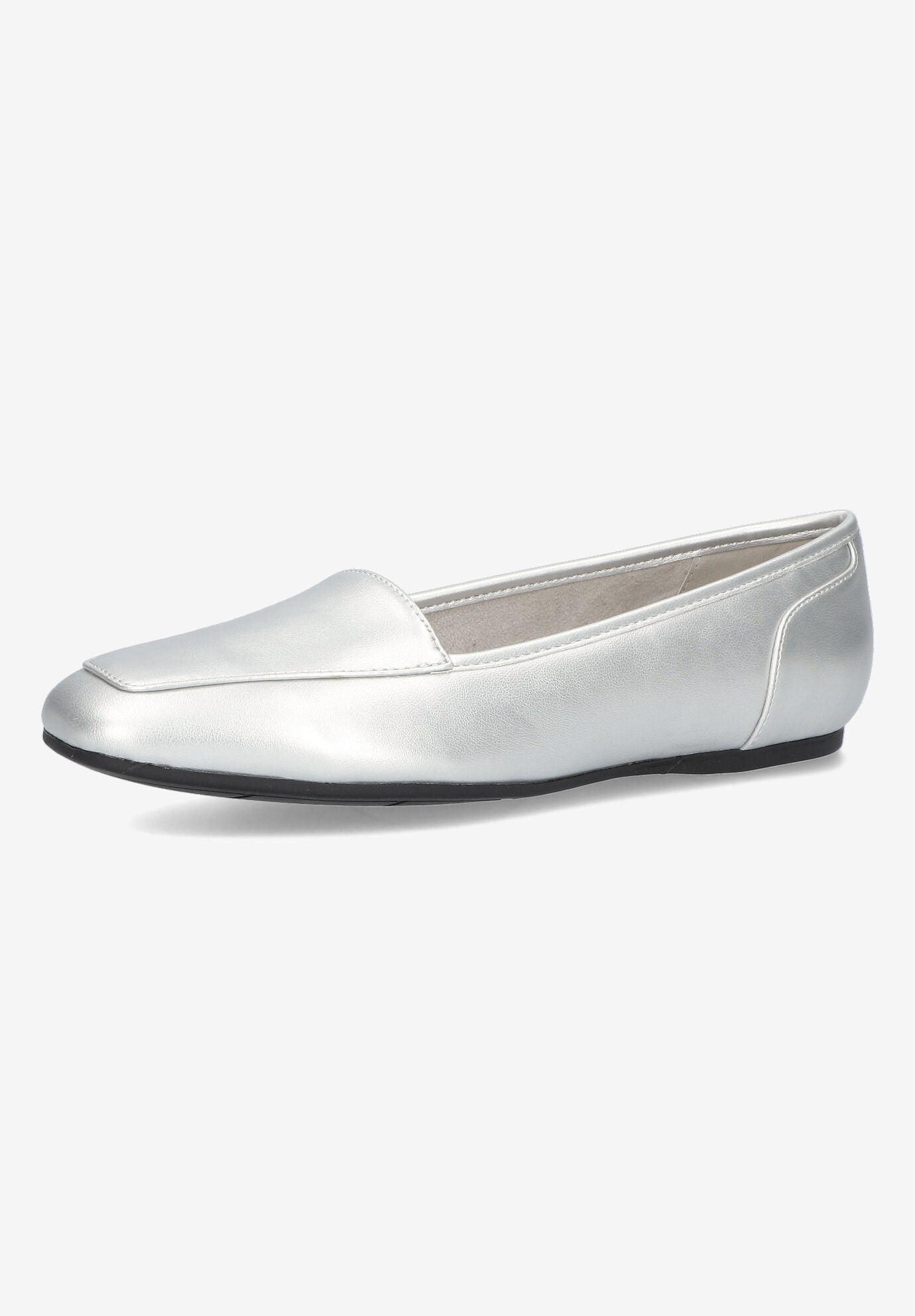 Thrill Pointed Toe Loafer, SILVER, hi-res image number 0