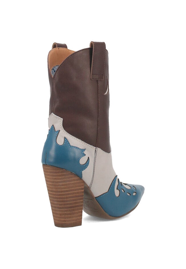 Saucy Mid Calf Western Boot, , alternate image number 9