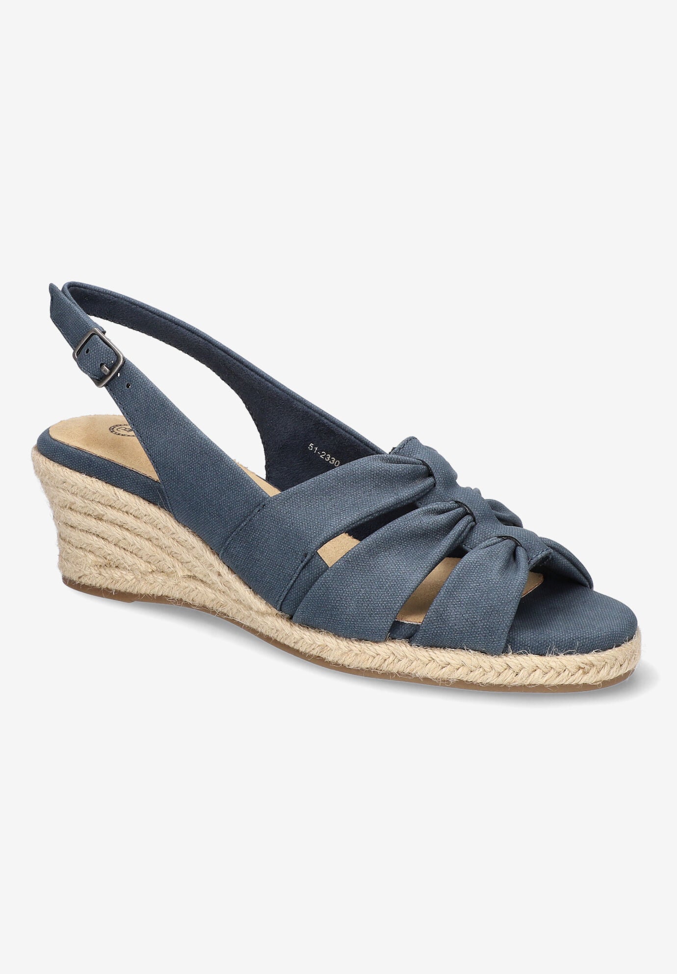 Cheerful Espadrille Sandal, NAVY LINEN PRINT, hi-res image number 0