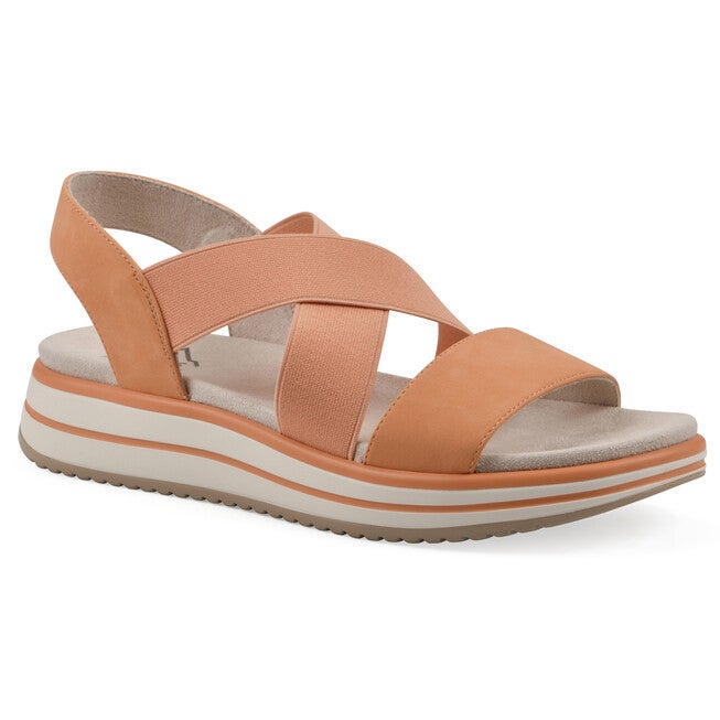 Hapley Athleisure Sandal, PEACH NUBUCK, hi-res image number 0