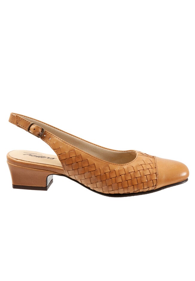 Dea Woven Cap Toe Pump, , alternate image number 6