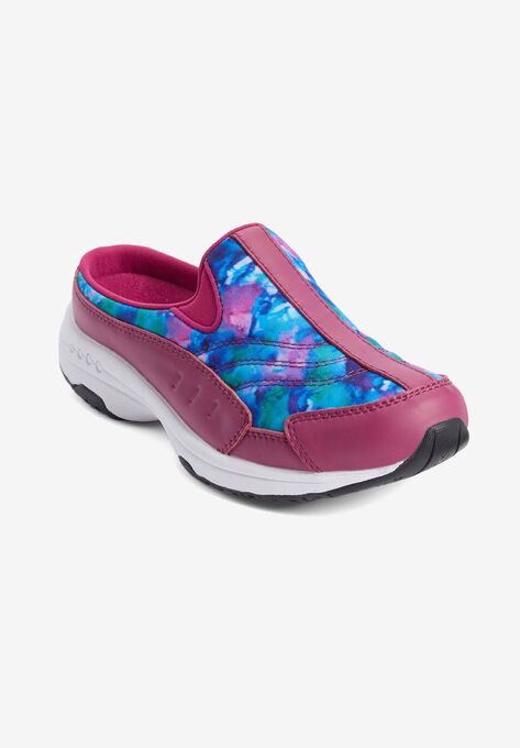Easy Spirit Traveltime Mule, DARK PINK MULTI, hi-res image number null