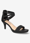 Everly Sandals, BLACK GLITTER, hi-res image number null