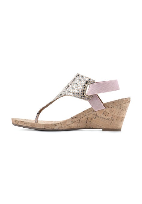 White Mountain All Good Wedge Sandal, , alternate image number null