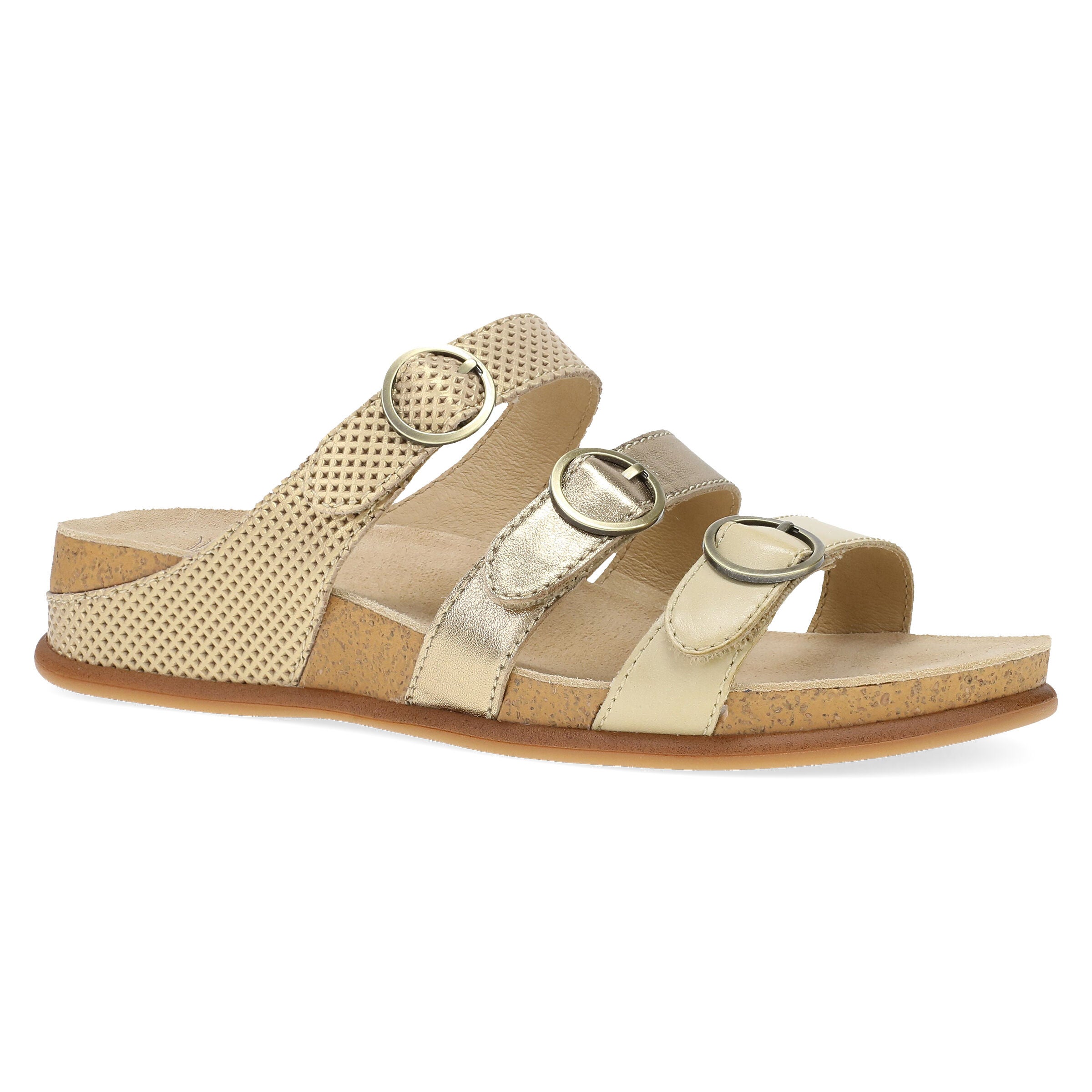 Campbell Gold Sandal, GOLD, hi-res image number 0