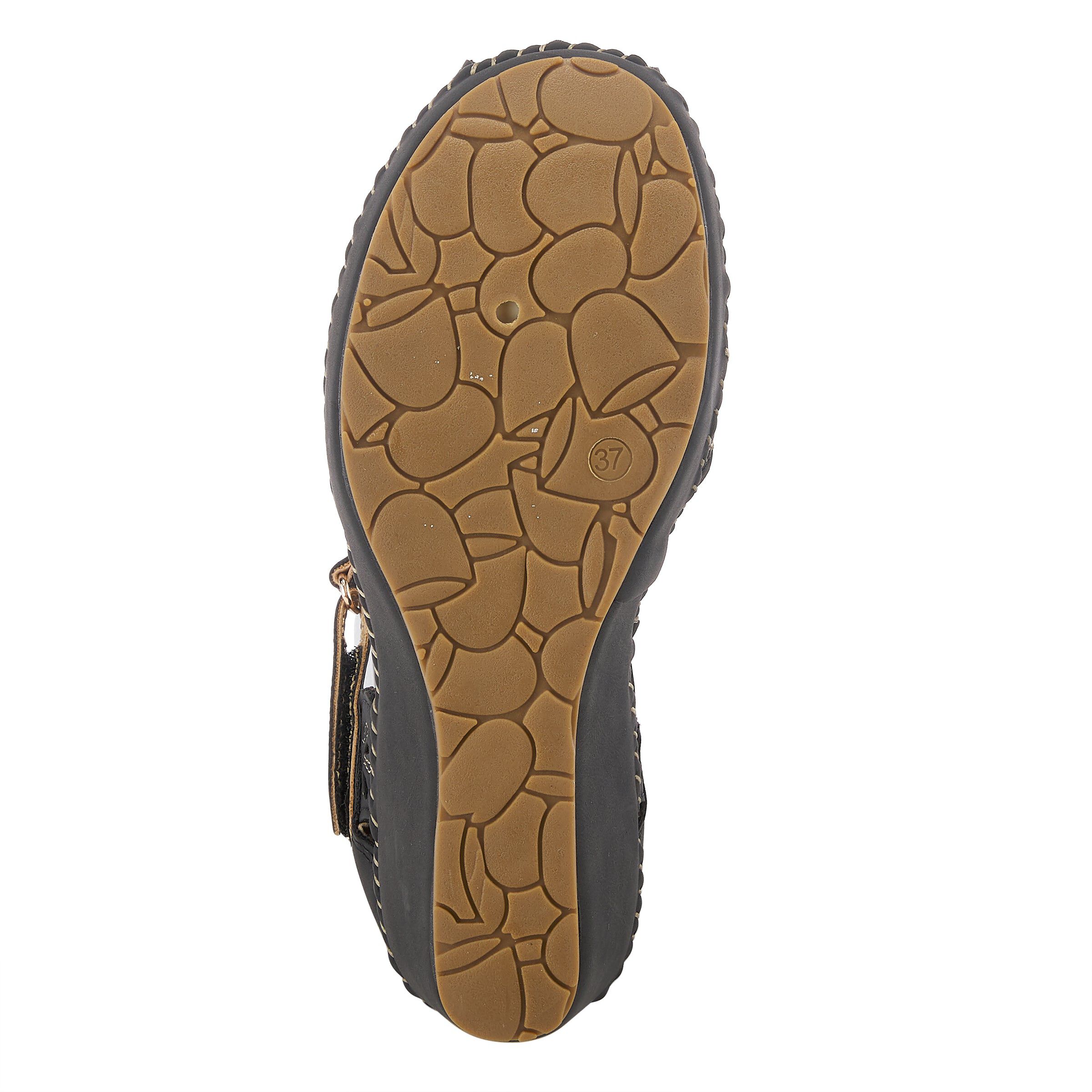 Gennina Closed Back Wedge Sandal, BLACK, alternate image number 5