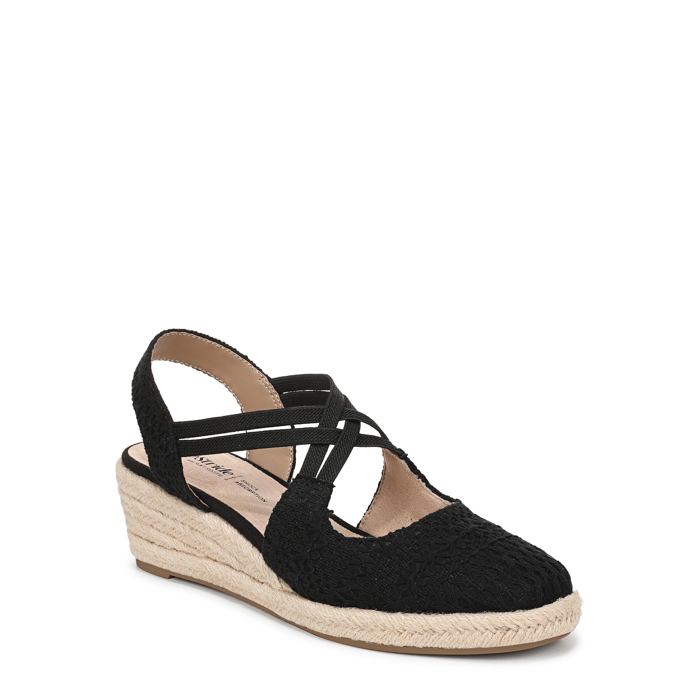 Patience Espadrille Wedge Sandal, BLACK, hi-res image number 0
