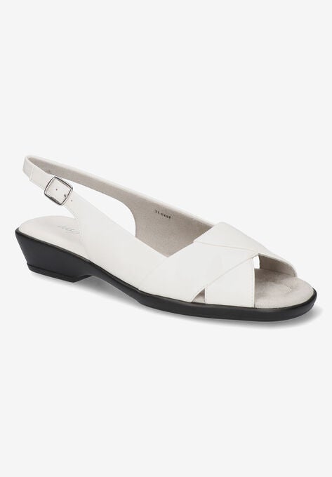 Drew Slingback Sandal, WHITE, hi-res image number null