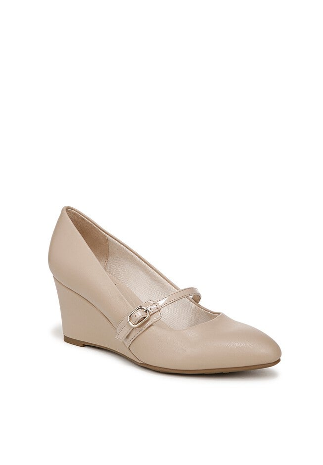 Gio 2 Wedge Mary Jane, TAUPE FAUX LEATHER, hi-res image number null