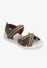 The Annora Water Friendly Sandal, DARK OLIVE, hi-res image number null