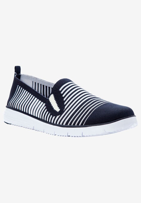 TravelFit Slip-On Flat , NAVY WHITE, hi-res image number null