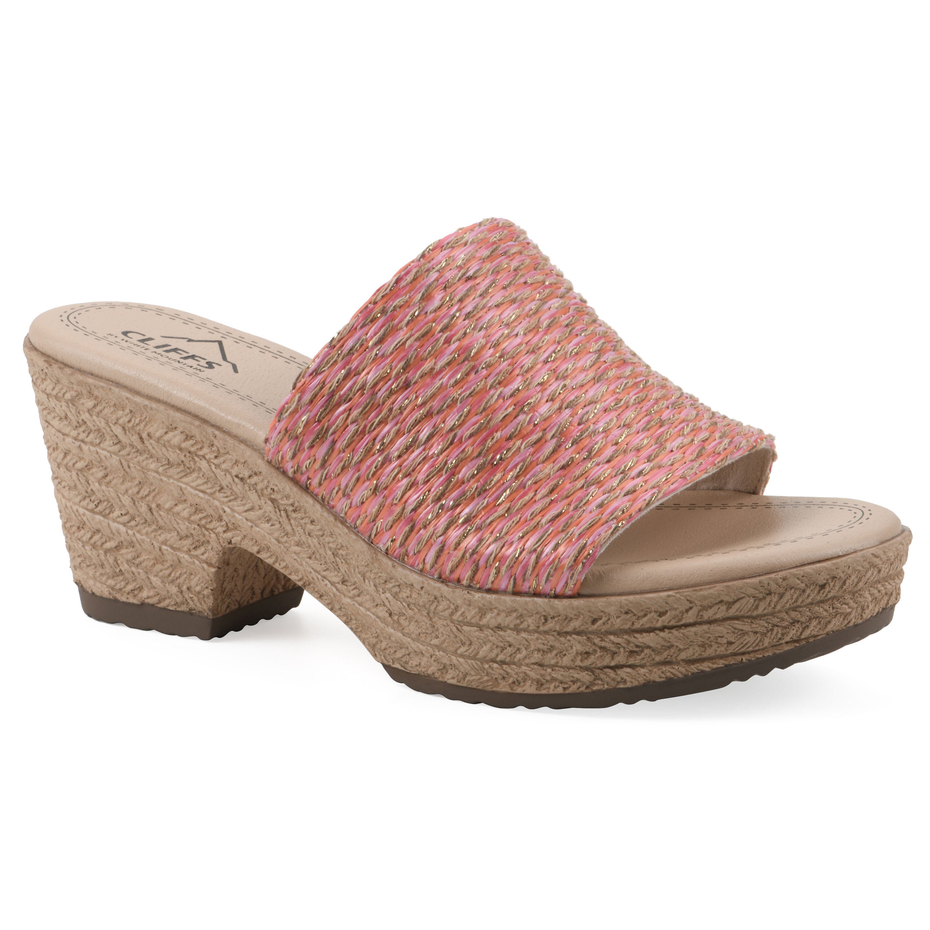 Biancia Wedge Sandal, MANGO METALLIC, hi-res image number 0