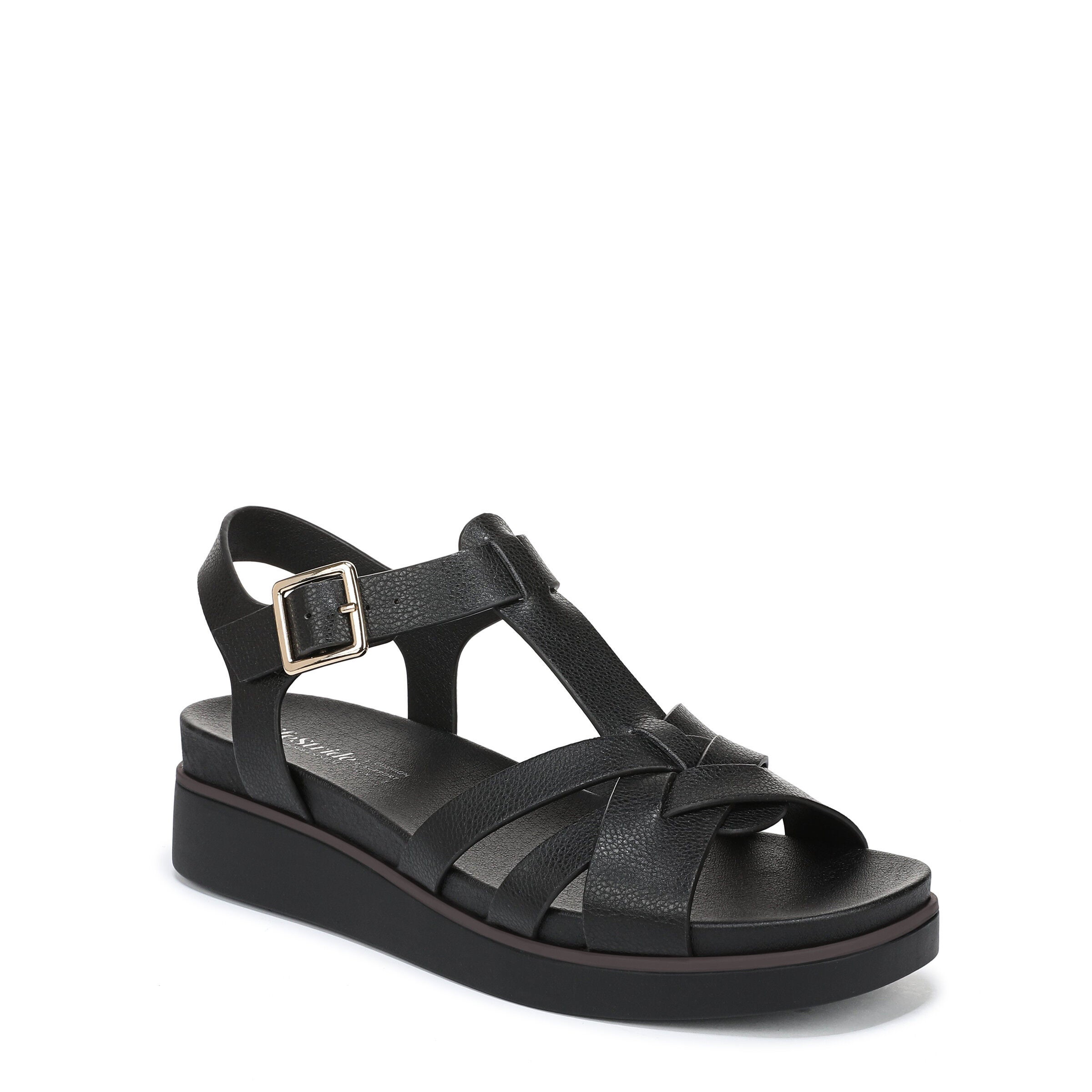 Grandiose Strappy Wedge Sandal, BLACK, hi-res image number 0