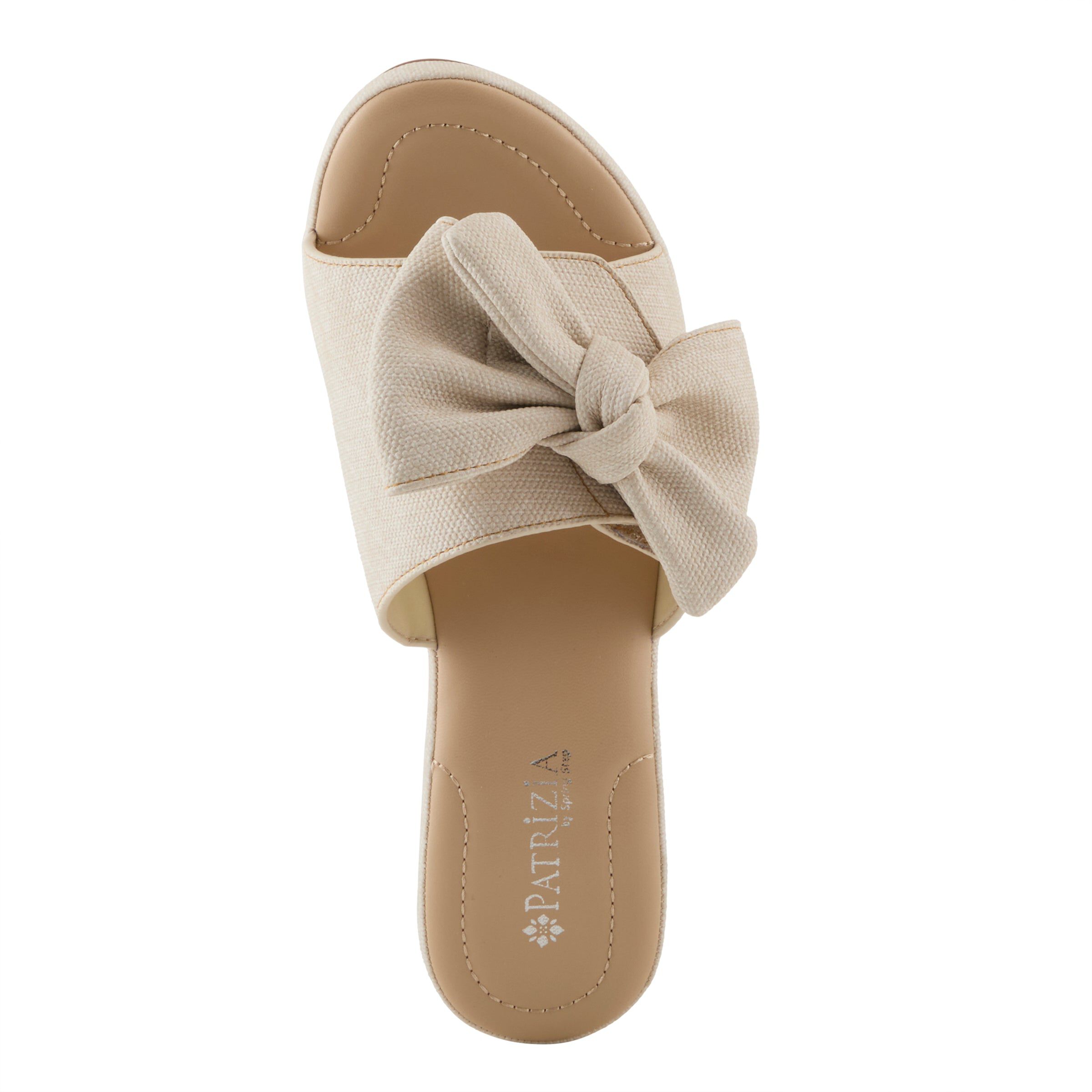 Normajean Slide Sandal, BONE, alternate image number 3