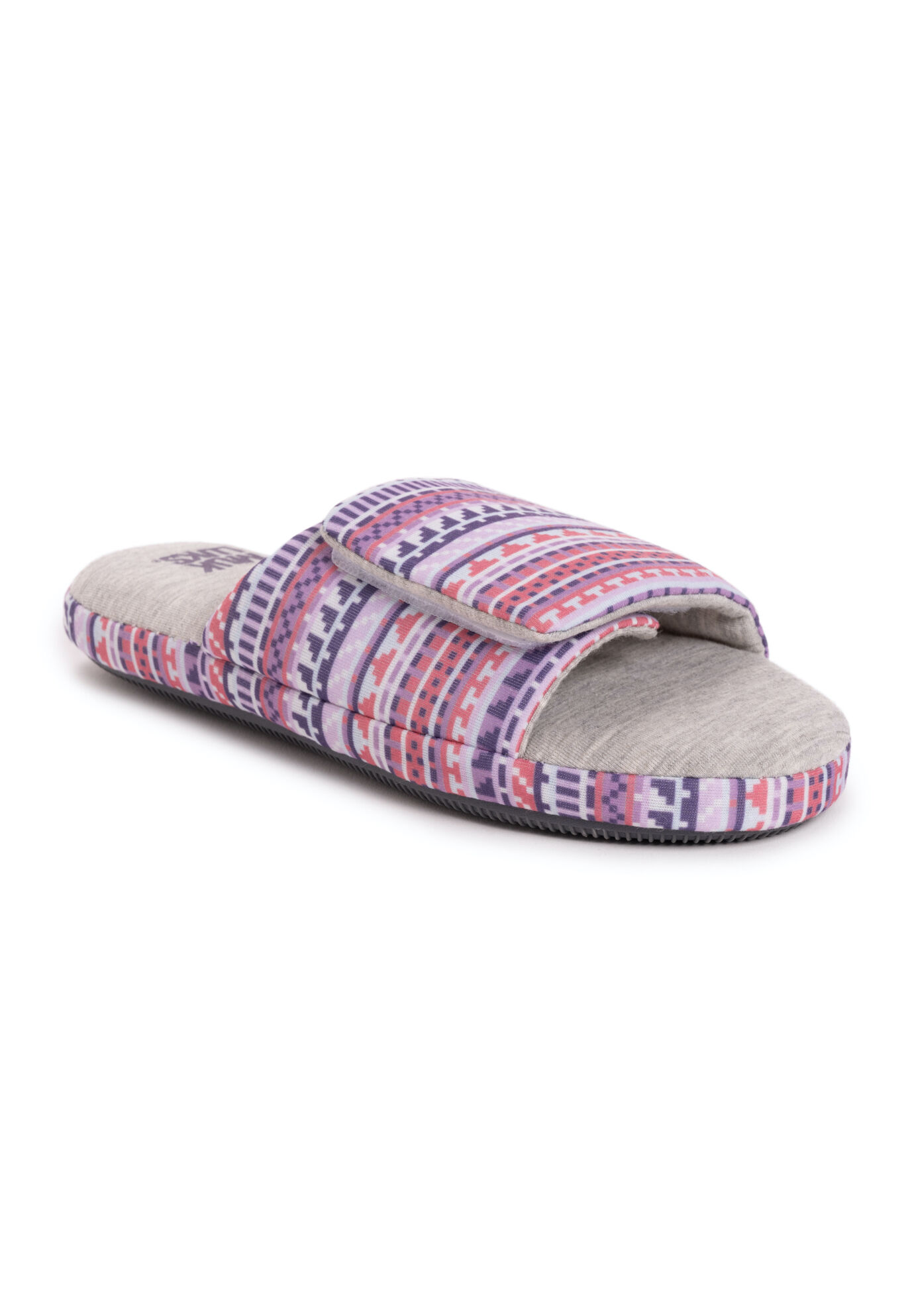Women's Ansley Jersey Slide Slippers by MUK LUKS in Pink Purple (Size MEDIUM)