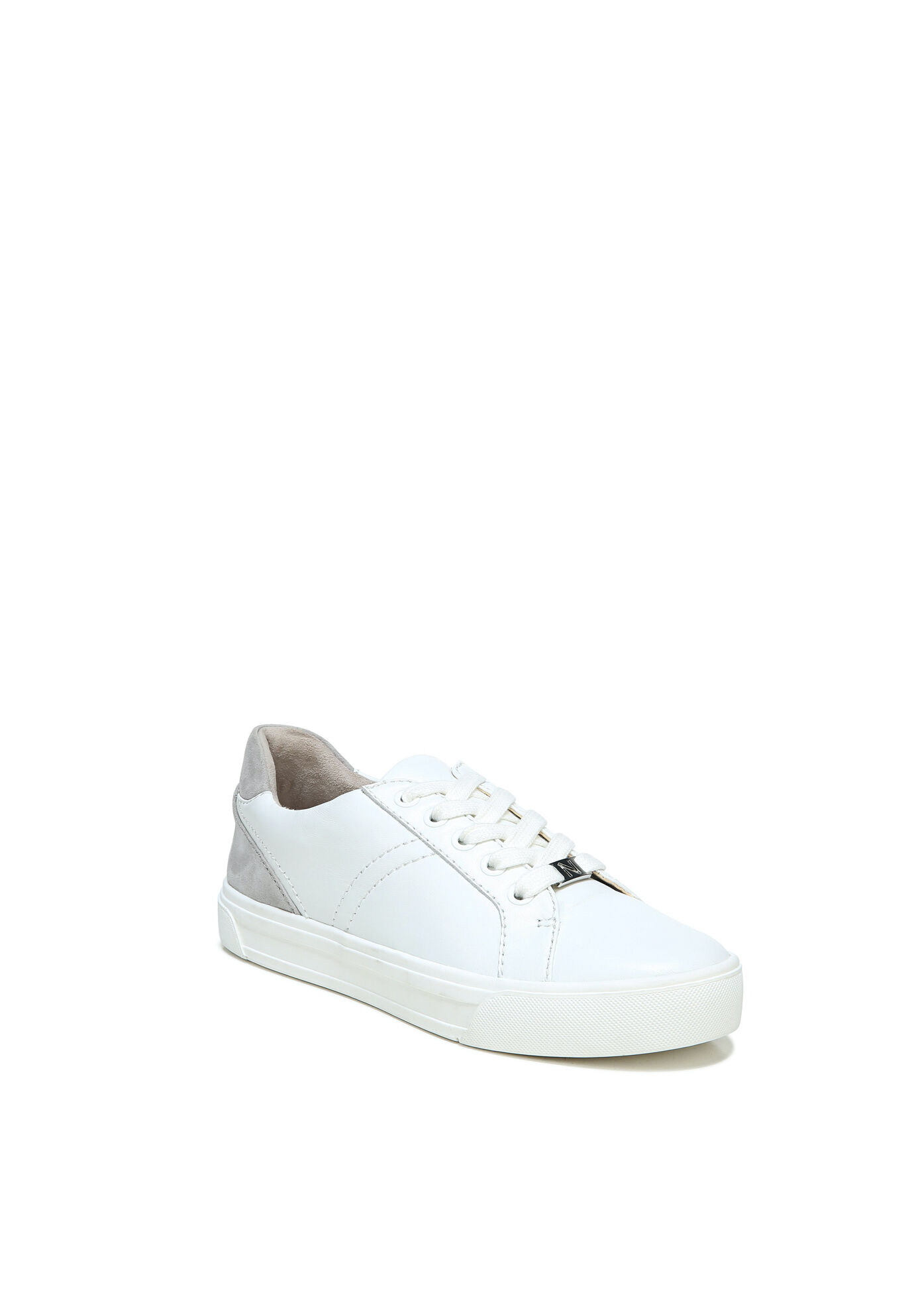 Wide Width Women's Astara Sneakers by Naturalizer in White Grey (Size 6 W)