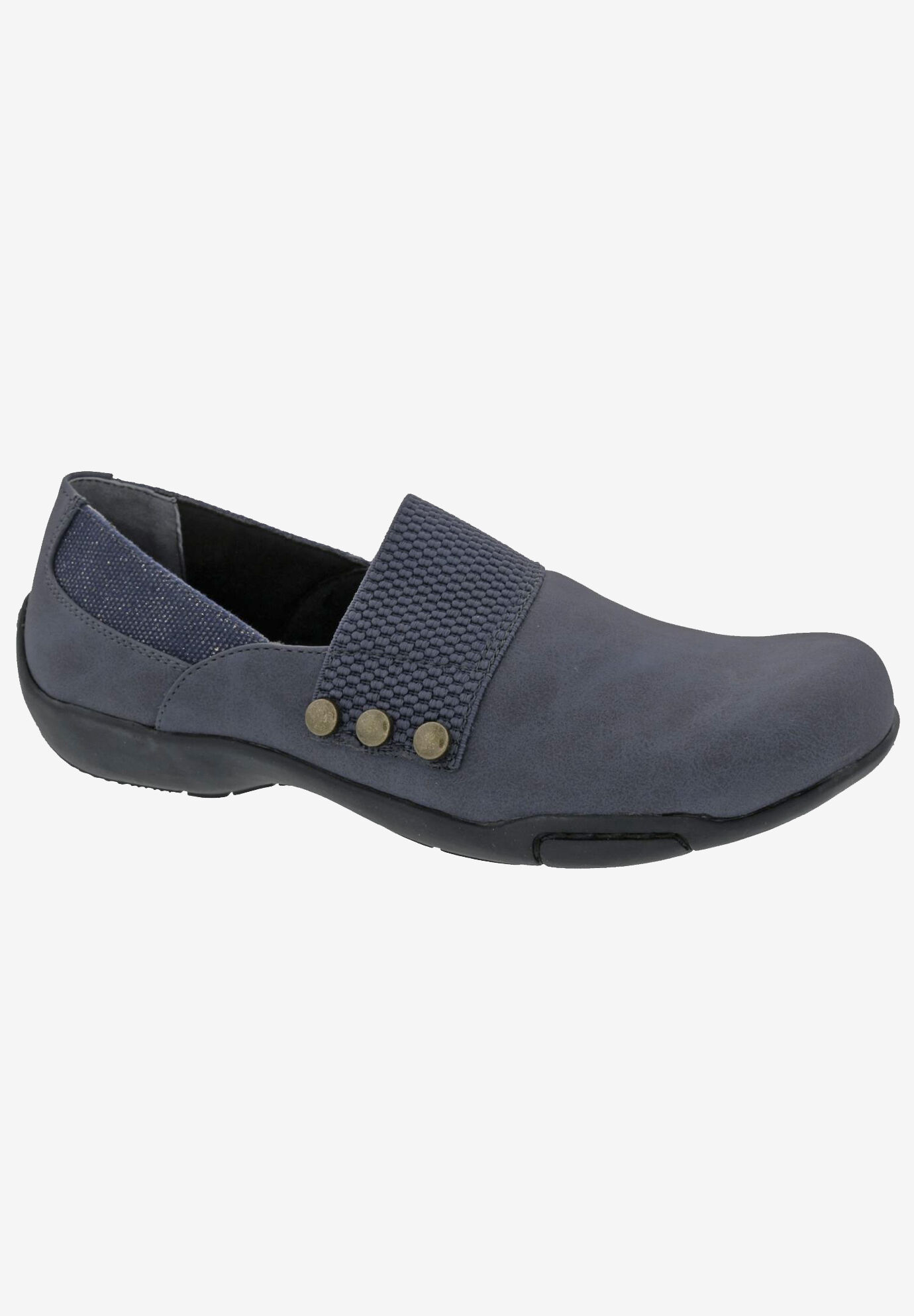 Wide Width Women's Cake Flat by Ros Hommerson in Navy (Size 8 W)