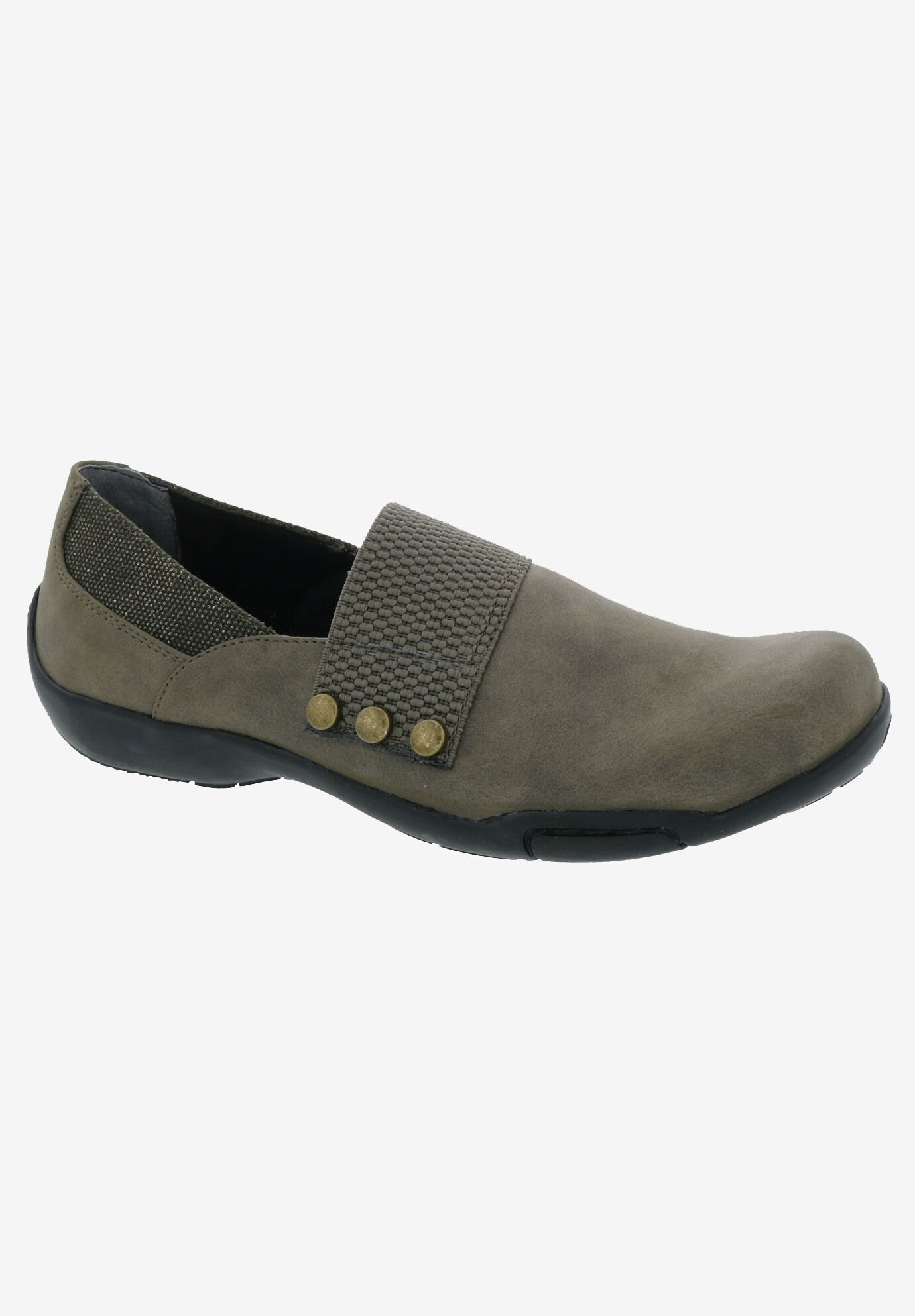 Wide Width Women's Cake Flat by Ros Hommerson in Olive (Size 8 W)