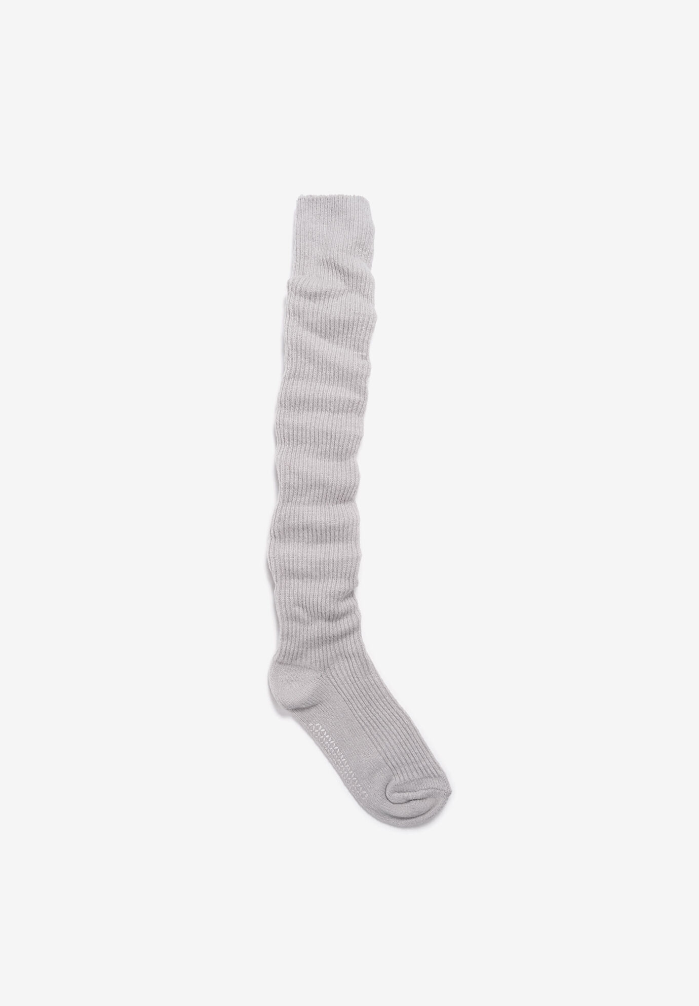 Women's Over The Knee Slouchy Socks by Kathy Ireland in Medium Grey Heather (Size ONE)
